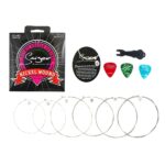 Smiger GSE-009 Electric Guitar Strings Bundle - Nickel Wound | أوتار جيتار غربي مع ريش