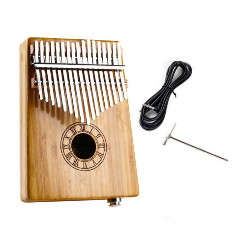 Smiger KLB17-6-EQ Bamboo Kalimba - Electric Version Pack | كاليمبا خشب البامبو مع لاقط صوت