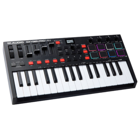 M-Audio Oxygen Pro Mini 32 Key USB MIDI Keyboard Controller | USB أورج ميدي