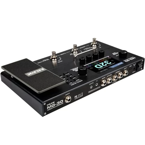 NUX MG-30(English version)DME digital multiple effector for guitar bass LOOP loop recording sound card